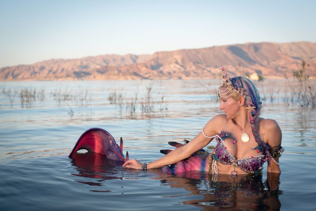 Real Mermaid Alesha from Law Vegas